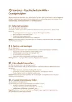 Vorschau - Merkblätter - 🧠 Handout - Psychische Erste Hilfe – Grundprinzipien - Deckblatt