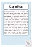 Vorschau - Arbeitsblätter - Klappdiktat Partnerdiktat (das oder dass) - Seite 1