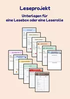 Vorschau - Unterrichtsreihen - Buchprojekt / Leseprojekt: Arbeitsblätter für eine Lesebox/ Leserolle - Deckblatt