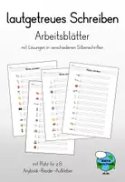 Vorschau - Arbeitsblätter - Arbeitsblätter - lautgetreues Schreiben - Deckblatt