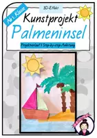 Vorschau - Stundenentwürfe - Kunst im SOMMER: Segelboot & Insel - Deckblatt