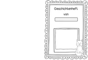 Vorschau - Mal- und Bastelvorlagen - Deckblätter für Hefte Grundschule | Klassentier Fuchs / Fuchsklasse - Seite 3