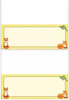Vorschau - Bildkarten - Namensschilder Grundschule | Klassentier Fuchs / Fuchsklasse - Seite 3