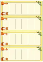 Vorschau - Mal- und Bastelvorlagen - Ordnerrücken Grundschule | Klassentier Fuchs / Fuchsklasse - Seite 3