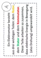 Vorschau - Arbeitsblätter - Die Bauteile des Elektromotors. - Seite 3
