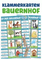 Vorschau - Spiele - Bauernhof Deutsch Klammerkarten - Deckblatt