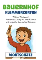 Vorschau - Spiele - Bauernhof Deutsch Klammerkarten - Seite 2