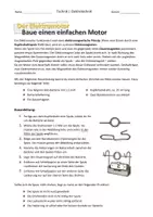 Vorschau - Experimente - Bauanleitug für einen einfachen Elektromotor - Deckblatt