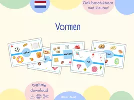 Voorbeeld - Vormen kaarten - Voorblad