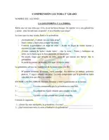 Vista previa - Hojas de trabajo - COMPRENSIÓN LECTORA - Portada