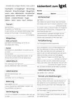 Vorschau - Arbeitsblätter - Igel Komplettpaket - mit Lesetext, Steckbrief, Lückentext, Suchsel, Quiz und Ausmalbildern - Seite 3