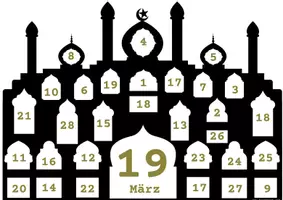 Vorschau - Mal- und Bastelvorlagen - Ramadan Kalender 2026 *Ausmalbild* - Seite 2