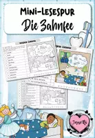 Vorschau - Arbeitsblätter - Mini-Lesespur Zahnfee (3-fach differenziert) - Deckblatt