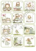 Voorbeeld - memory meisje in de tuin - Pagina 1