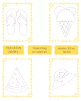 Voorbeeld - traceren - zomer - Voorblad