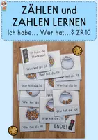 Vorschau - Spiele - Ich habe.. Wer hat..? Cookies, Zahlenraum 10 - Deckblatt
