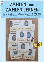 Vorschau - Spiele - Ich habe.. Wer hat..? Glühwürmchen, Zahlenraum 10 - Deckblatt
