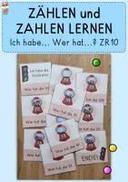 Vorschau - Spiele - Ich habe.. Wer hat..? Kaugummiautomat, Zahlenraum 10 - Deckblatt