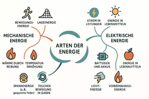 Vorschau - Arbeitsblätter - AB mit Fragen zum Thema "Energie" + Lösungsblatt + Mindmap + Infografik - Seite 2