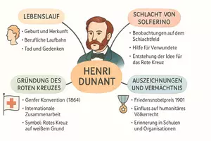 Vorschau - Arbeitsblätter - Lernposter + Arbeitsblätter zum Thema "Henri Dunant" + Lösung & MP3 + Mindmap + Infografik - Seite 3