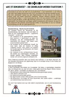 Vorschau - Arbeitsblätter - Was ist Demokratie? Einstieg ; Mind Map ; Zitate ; Sachtext mit Aufgaben und Lösungen (lasse 7 8 9) - Deckblatt