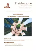 Vorschau - Stundenentwürfe - Case Management & systemische Fallarbeit, 4-8 UE, Lernfeld 6: „Kinder, Jugendliche und junge Erwachsene bei der Bewältigung besonderer Lebenssituationen unterstützen“ - Deckblatt
