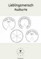 Vorschau - Mal- und Bastelvorlagen - Lieblingsmensch: drehbare Karte - Deckblatt