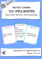 Vorschau - Bildkarten - Kreatives Schreiben - 124 Impulskarten - Deckblatt
