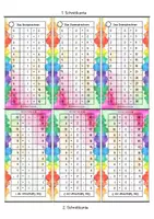 Vorschau - Fördermaterial/Inklusion - Multiplikationstafeln Farbig und Schwarzweiß - Seite 2