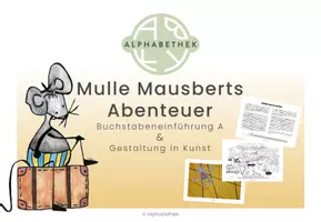 Vorschau - Stundenentwürfe - Buchstabeneinführung A & Gestaltung in Kunst - Seite 1