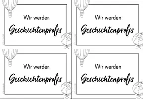 Vorschau - Fördermaterial/Inklusion - Geschichtenhelfer Aufsatzhilfe (schwarz/weiß) - Seite 3