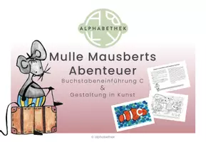 Vorschau - Stundenentwürfe - Buchstabeneinführung C & Gestaltung in Kunst - Seite 1