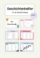Vorschau - Fördermaterial/Inklusion - Geschichtenhelfer Aufsatzhilfe bunt - Deckblatt
