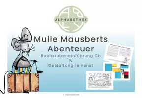 Vorschau - Stundenentwürfe - Buchstabeneinführung Ch & Gestaltung in Kunst - Seite 1