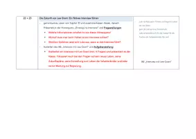 Vorschau - Stundenentwürfe - Lesen des Romans "Schattenkinder" - Ein fiktives Interview führen (Deutsch, Klasse 6-8) - Seite 1