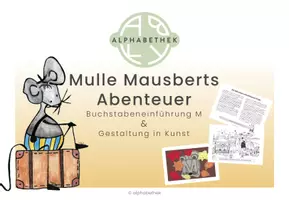 Vorschau - Stundenentwürfe - Buchstabeneinführung M & Gestaltung in Kunst - Seite 1