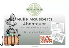 Vorschau - Stundenentwürfe - Buchstabeneinführung B & Gestaltung in Kunst - Seite 1