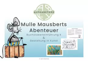 Vorschau - Stundenentwürfe - Buchstabeneinführung K & Gestaltung in Kunst - Seite 1