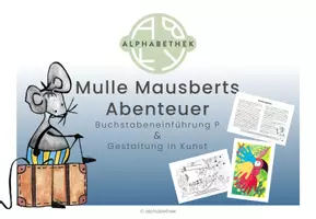 Vorschau - Stundenentwürfe - Buchstabeneinführung P & Gestaltung in Kunst - Seite 1