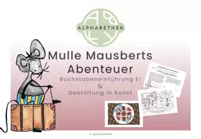 Vorschau - Stundenentwürfe - Buchstabeneinführung Ei & Gestaltung in Kunst - Seite 1
