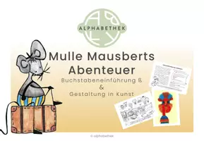 Vorschau - Stundenentwürfe - Buchstabeneinführung ß & Gestaltung in Kunst - Seite 1