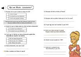 Vorschau - Arbeitsblätter - Qui est Marie-Antoinette? - 2 in 1 Lesen & Hören - Seite 3