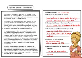Vorschau - Arbeitsblätter - Qui est Marie-Antoinette? - 2 in 1 Lesen & Hören - Seite 2