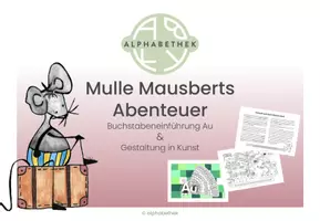 Vorschau - Stundenentwürfe - Buchstabeneinführung Au & Gestaltung in Kunst - Seite 1