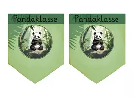 Vorschau - Bildkarten - Erkennungszeichen Pandas für den 1. Schultag - Seite 1