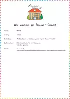 Vorschau - Arbeitsblätter - Picasso-Gesicht würfeln (Würfelaufgaben) - Kunst - Kl. 3/4 - Seite 2