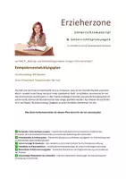 Vorschau - Stundenentwürfe - Materialpaket 360 UE, Lernfeld 4 „Bildungs- und Entwicklungsprozesse anregen und unterstützen“ - Seite 1