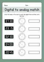 Vorschau - Spiele - Telling the time - What time is it? Kreative Arbeitsblätter - Seite 2