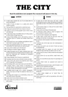 Aperçu - Feuilles d'exercices - THE CITY – Crossword (40 Words) - Page 2