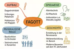 Vorschau - Arbeitsblätter - Lernposter + Arbeitsblätter zum Thema "Fagott" + Lösung & MP3 + Mindmap + Infografik - Seite 3